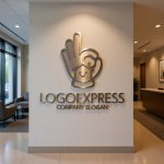 画像10: OKサインと笑顔の家を組み合わせた安心ロゴ (10)