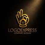 画像12: OKサインと笑顔の家を組み合わせた安心ロゴ (12)