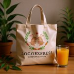 画像8: 仲良しウサギと人参の可愛らしいロゴ (8)