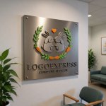 画像13: 仲良しウサギと人参の可愛らしいロゴ (13)