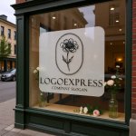 画像7: 繊細な花を描いた優雅なオーバルロゴ (7)