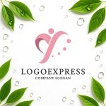 画像9: Y字とハートが織りなす人々の成長ロゴ (9)