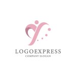 画像1: Y字とハートが織りなす人々の成長ロゴ (1)