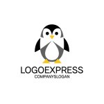 画像3: 可愛らしいペンギンのキャラクターロゴ (3)