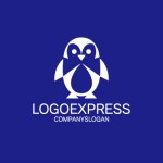 画像4: 可愛らしいペンギンのキャラクターロゴ (4)