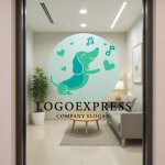 画像6: 音楽とハートを奏でるダックスフントのロゴ (6)