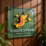 画像11: 音楽とハートを奏でるダックスフントのロゴ (11)