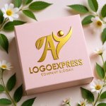 画像10: AとY、葉と人が輝く成長ロゴ (10)