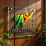 画像11: AとY、葉と人が輝く成長ロゴ (11)