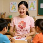 画像5: 和やかな表情が集まる円形ロゴ (5)