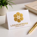 画像16: 和やかな表情が集まる円形ロゴ (16)