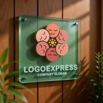 画像11: 和やかな表情が集まる円形ロゴ (11)