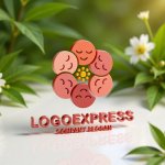 画像12: 和やかな表情が集まる円形ロゴ (12)