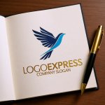 画像6: 躍動する青い鳥のロゴ (6)