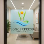 画像6: ヨガと波が織りなす心身のバランスロゴ (6)