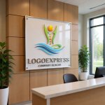 画像13: ヨガと波が織りなす心身のバランスロゴ (13)