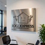 画像7: 笑顔の家と道具のホームサービスロゴ (7)