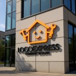 画像8: 笑顔の家と道具のホームサービスロゴ (8)