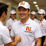 画像14: N, P, Jが融合するダイナミックロゴ (14)