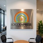 画像7: カラフルなアーチと家の希望ロゴ (7)