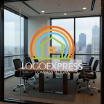 画像11: カラフルなアーチと家の希望ロゴ (11)