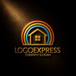 画像12: カラフルなアーチと家の希望ロゴ (12)