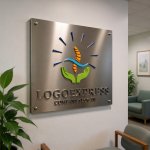 画像14: 脊柱と癒しの手が生み出す健康ロゴ (14)