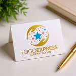 画像16: 輝く星と包み込む手の希望ロゴ (16)