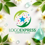 画像9: 輝く星と包み込む手の希望ロゴ (9)