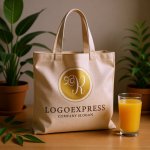 画像8: 優雅な筆記体Rの黄金ロゴ (8)