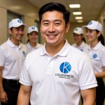 画像14: Kの文字が融合する円形テクノロジーロゴ (14)