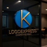 画像15: Kの文字が融合する円形テクノロジーロゴ (15)