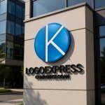 画像8: Kの文字が融合する円形テクノロジーロゴ (8)