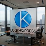 画像11: Kの文字が融合する円形テクノロジーロゴ (11)