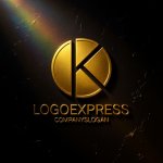 画像12: Kの文字が融合する円形テクノロジーロゴ (12)