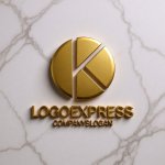 画像13: Kの文字が融合する円形テクノロジーロゴ (13)