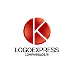 画像3: Kの文字が融合する円形テクノロジーロゴ (3)