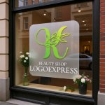 画像7: 葉が優しく絡むKのナチュラルロゴ (7)