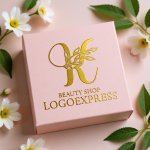 画像10: 葉が優しく絡むKのナチュラルロゴ (10)