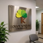 画像14: Kの文字と葉が織りなす成長の木ロゴ (14)