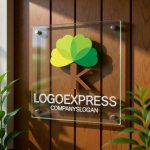 画像11: Kの文字と葉が織りなす成長の木ロゴ (11)