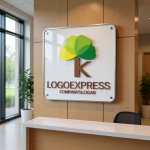 画像13: Kの文字と葉が織りなす成長の木ロゴ (13)