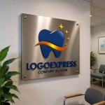 画像14: 輝く歯とウェーブのデンタルケアロゴ (14)