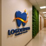 画像15: 輝く歯とウェーブのデンタルケアロゴ (15)