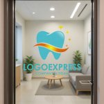 画像6: 輝く歯とウェーブのデンタルケアロゴ (6)