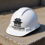 画像7: 荘厳な伝統建築のシルエットロゴ (7)