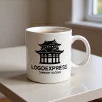 画像12: 荘厳な伝統建築のシルエットロゴ (12)