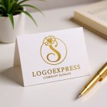 画像16: 華やかなS字の黄金ロゴ (16)