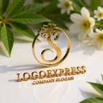 画像12: 華やかなS字の黄金ロゴ (12)