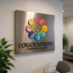 画像14: 明るい笑顔のカラフルフラワーロゴ (14)